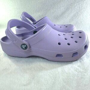Classic Lavender Crocs Unisex Clogs Women's Sz9/Men's 7